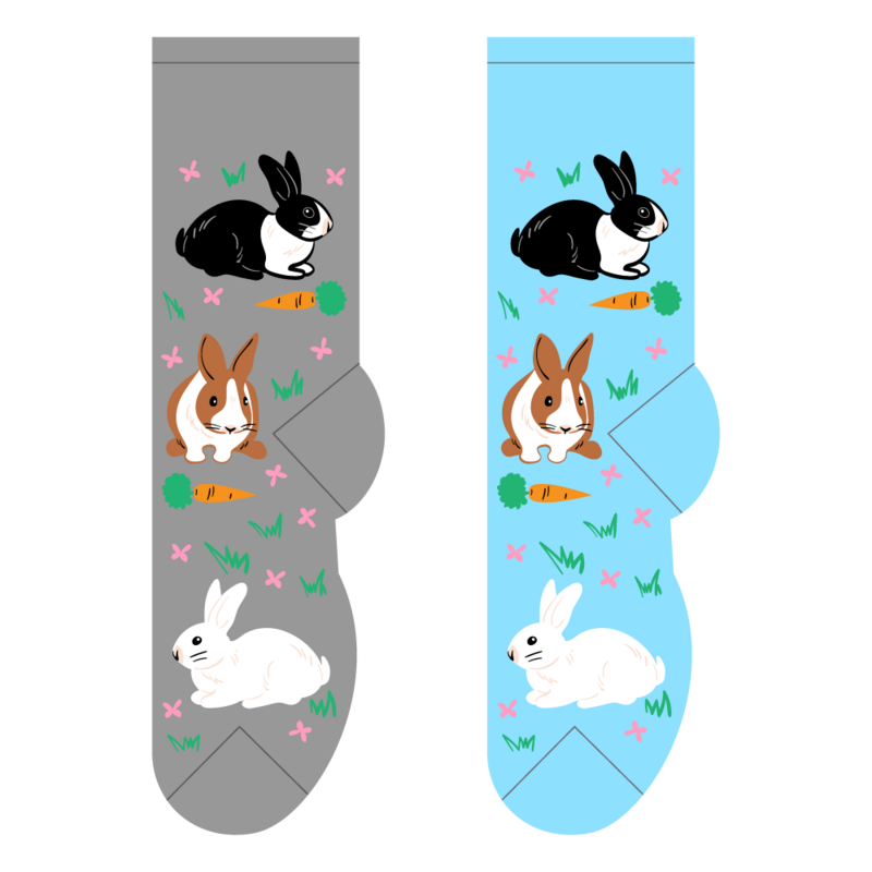 Foozys Crew Socks - Bunnies