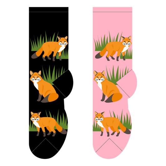 Foozys Crew Socks - Sly Fox