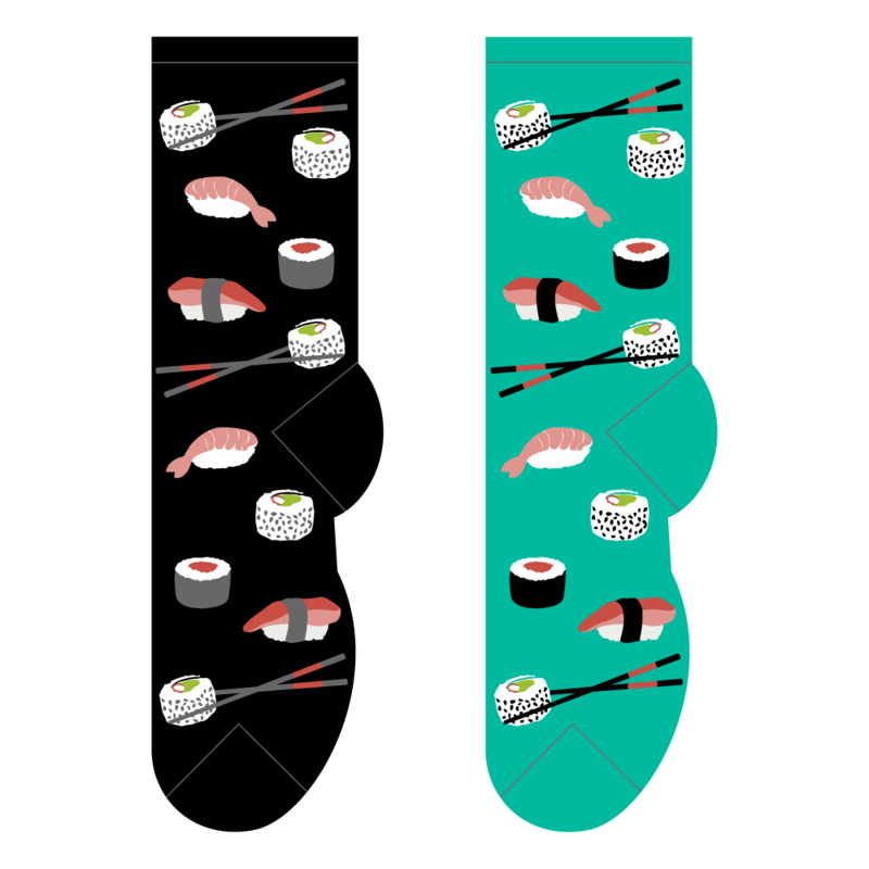 Foozys Crew Socks - Sushi