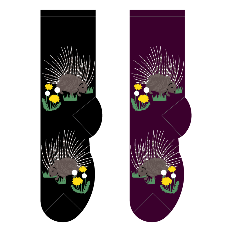 Foozys Crew Socks - Porcupine