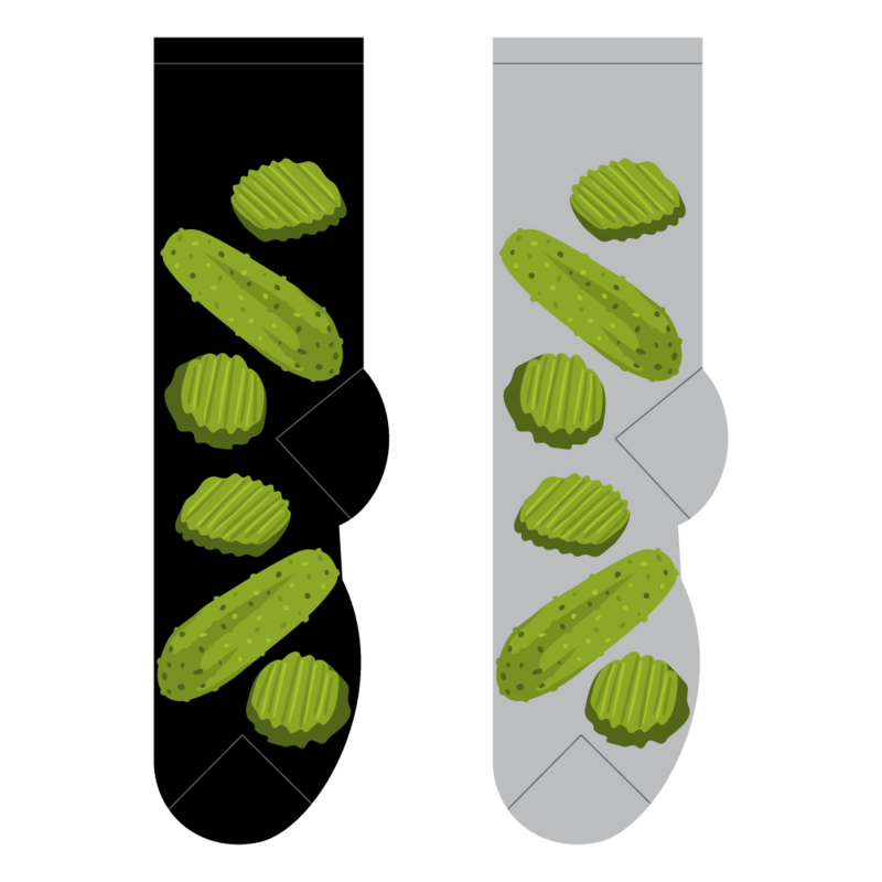 Foozys Crew Socks - Pickle