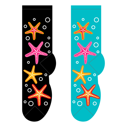 Foozys Crew Socks - Starfish