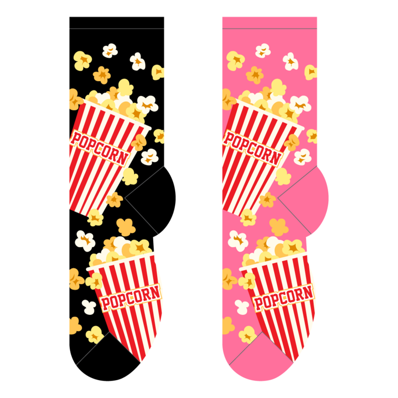 Foozys Crew Socks - Popcorn