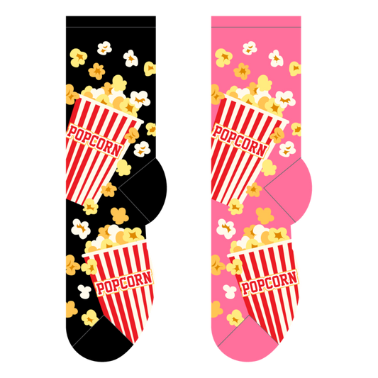 Foozys Crew Socks - Popcorn