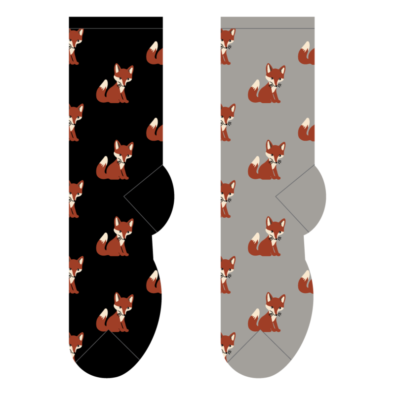 Foozys Crew Socks - Fox