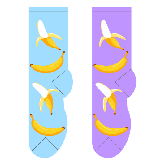 Foozys Crew Socks - Bananas