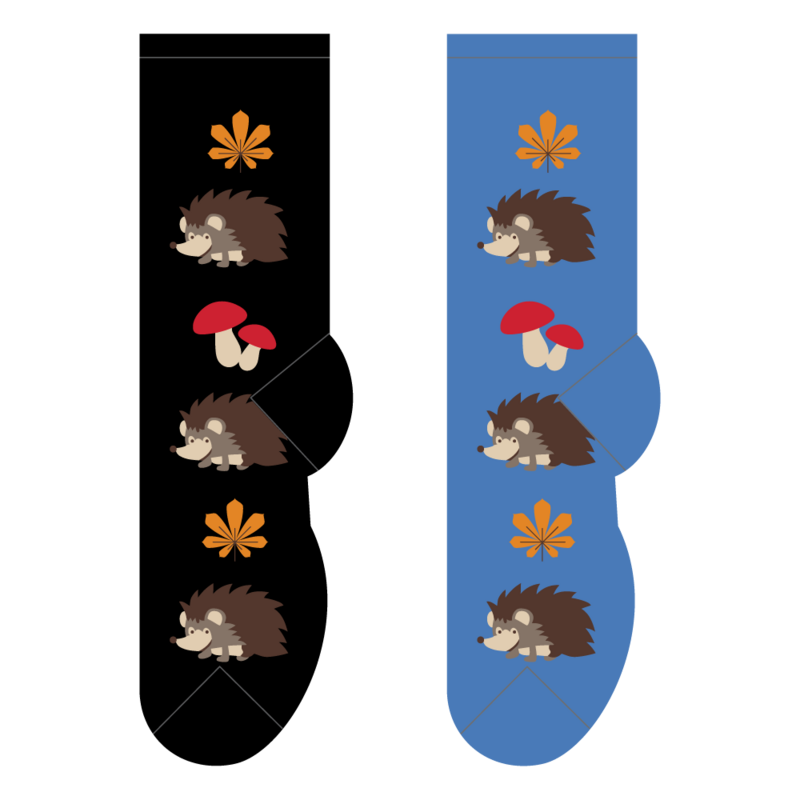 Foozys Crew Socks - Hedgehog