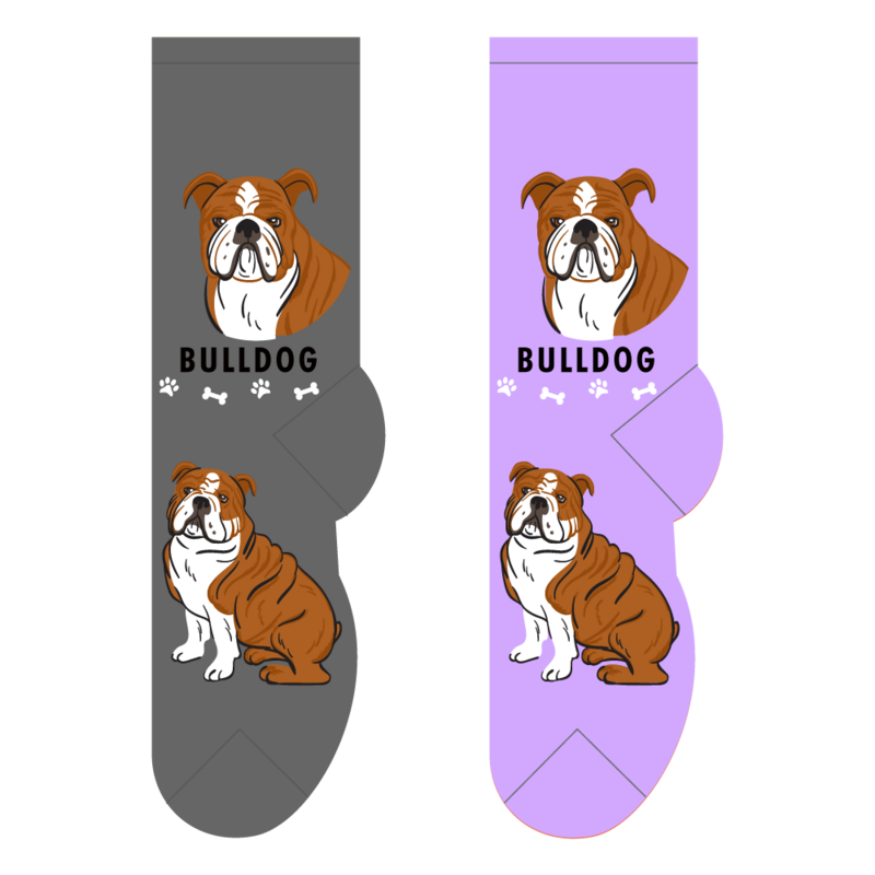 Foozys Crew Socks - Bulldog