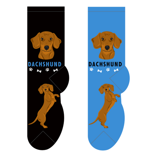 Foozys Crew Socks - Dachshund