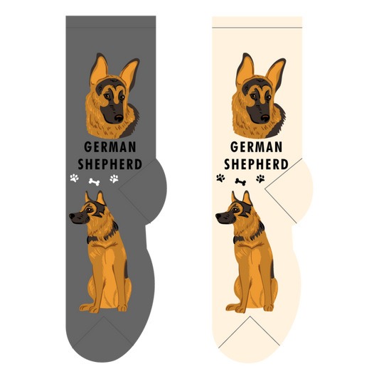 Foozys Crew Socks - German Shepherd