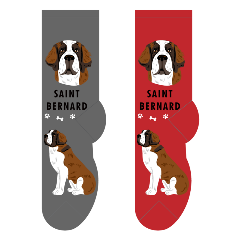 Foozys Crew Socks - Saint Bernard