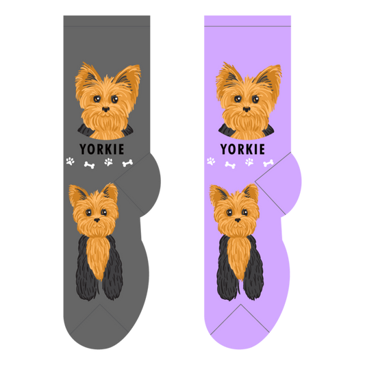 Foozys Crew Socks- Yorkie