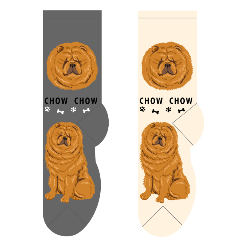 Foozys Crew Socks - Chow Chow