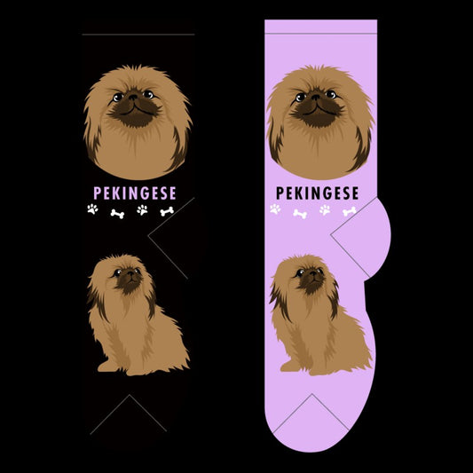 Foozys Crew Socks - Pekingese