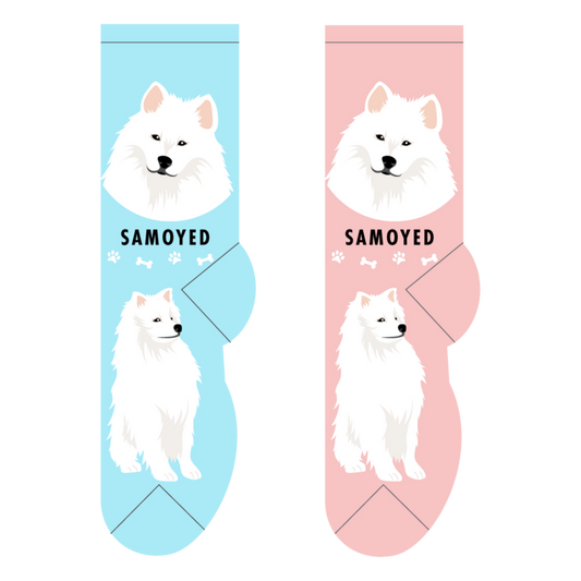 Foozys Crew Socks - Samoyed