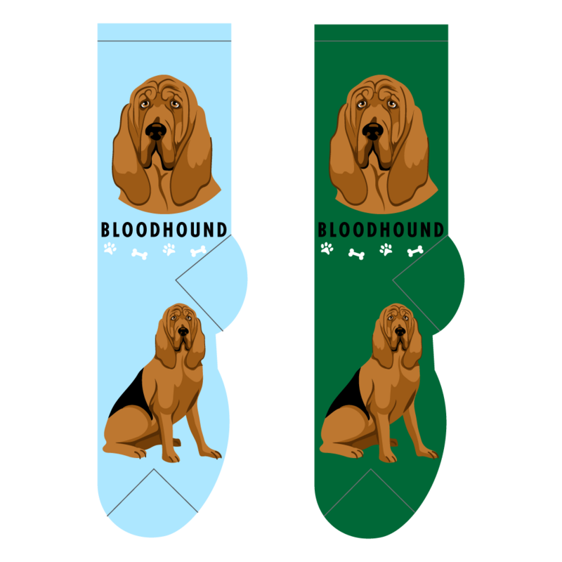 Foozys Crew Socks - Bloodhound