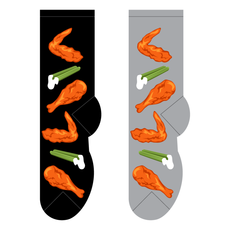 Foozys Men's Socks - Buffalo Wings
