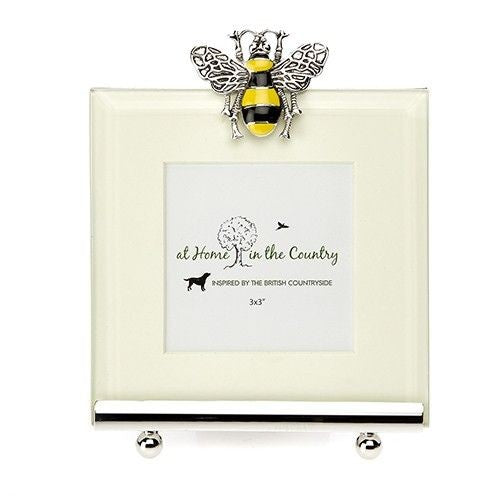 Bee Enamel Photo Frame 7 cm X 7 cm (approx)