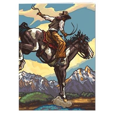 TF Bucking Horse All Occasion Card - Single