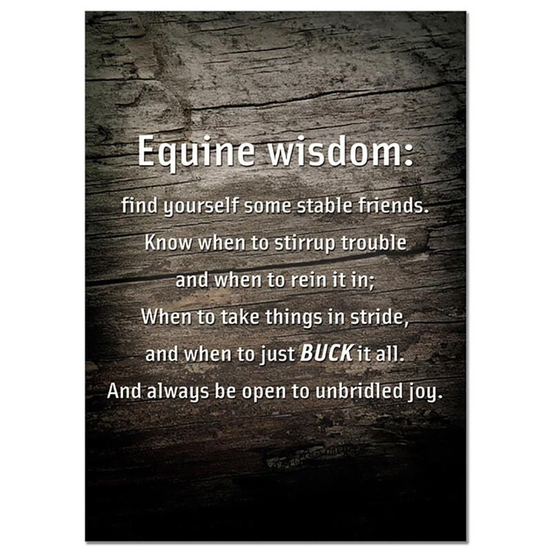 TF Greeting Card - Equine Wisdom - Single