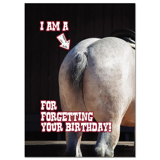 TF Greeting Card = Horse's Ass