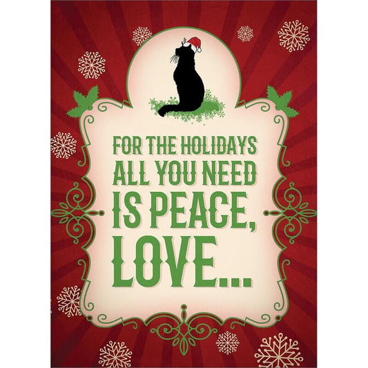TF More Cats Christmas Card - Single