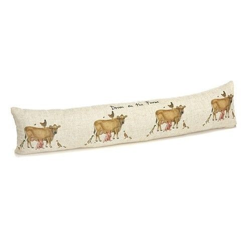 Linen Draft Stopper - Down On The Farm