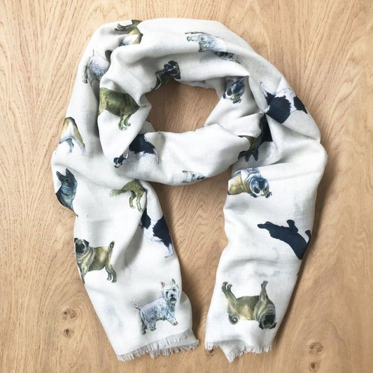 Lightweight Scarf - Dog Lovers