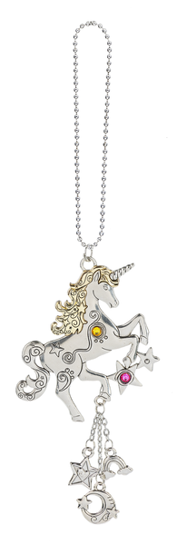 Car Charm - Unicorn w/charms