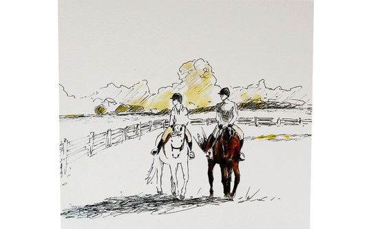 Riding Out With Friends | Greeting Card