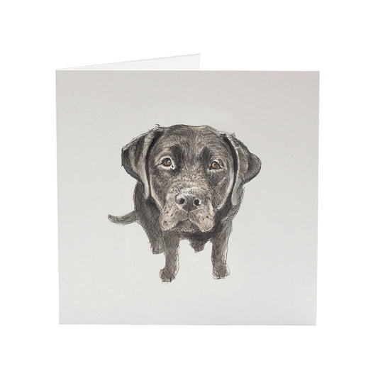 Irving The Black Lab | Greeting Card