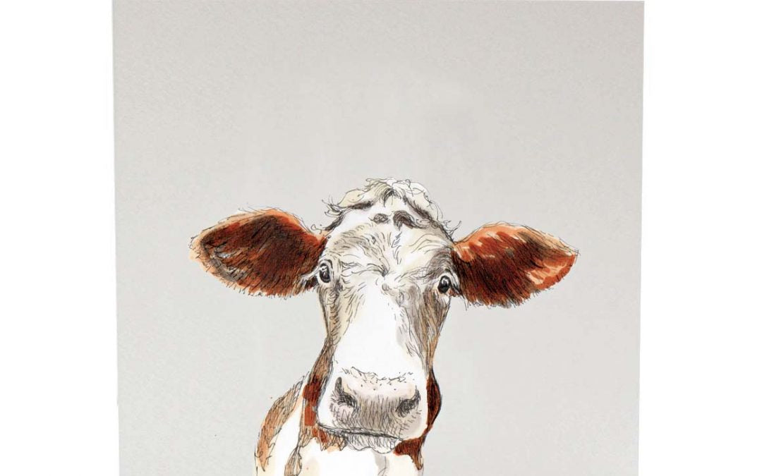 Marge The Cow | Greeting Card