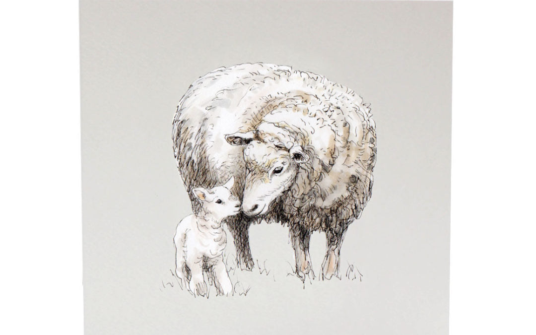 Lily The Lamb | Greeting Card